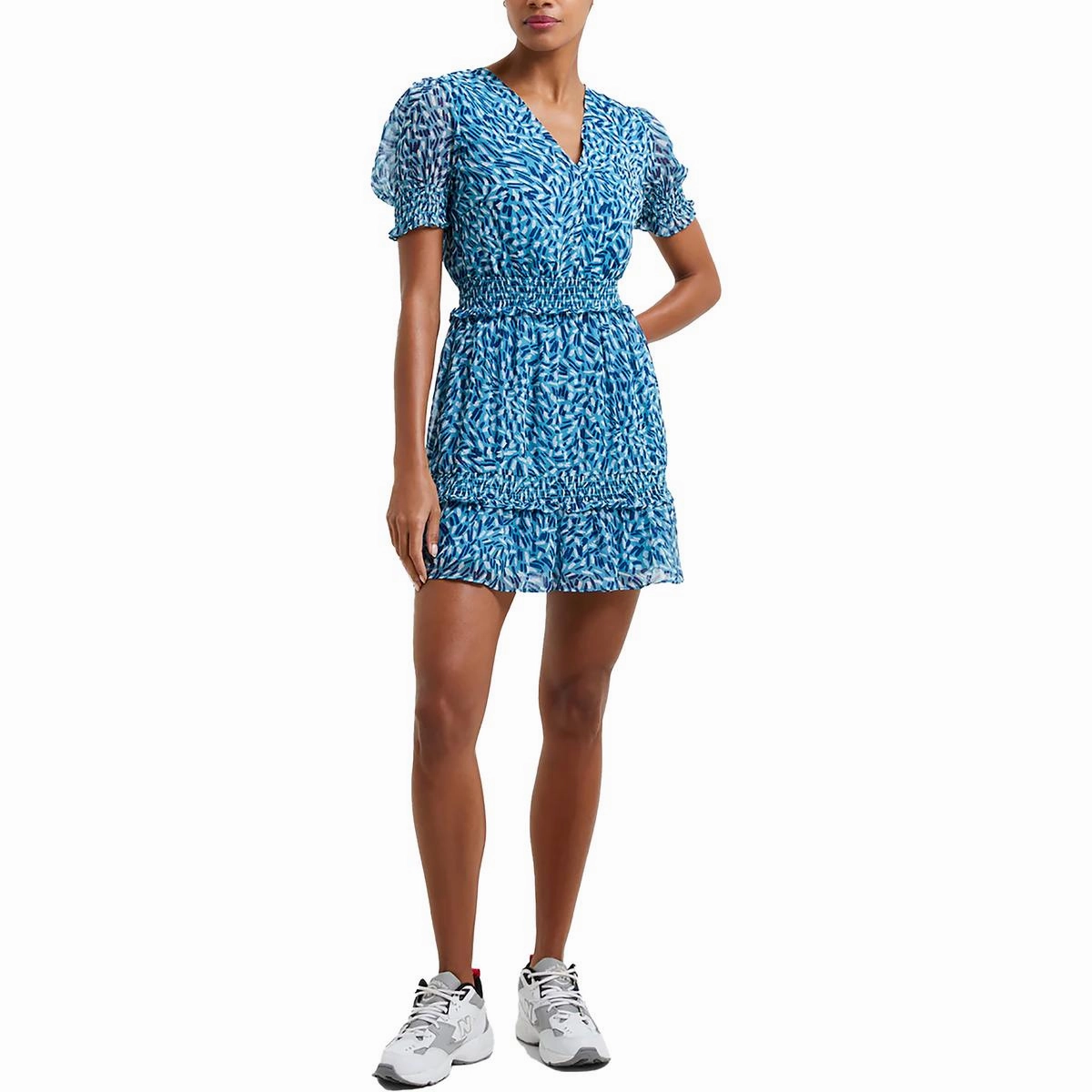Billi Recy Hallie Womens Printed Short Mini Dress