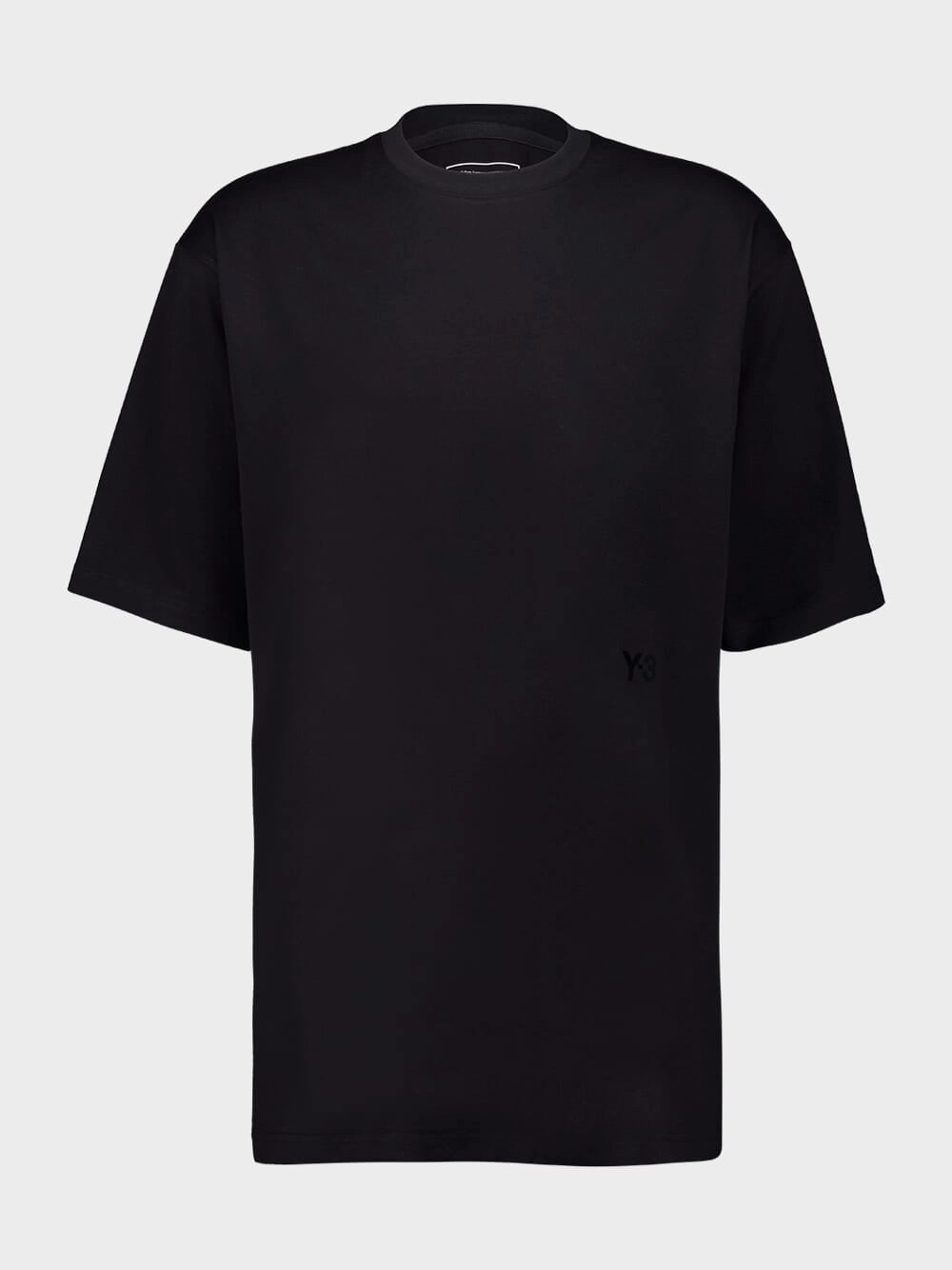 Black Boxy Organic Cotton T-Shirt Tops Mens - flannel shirts