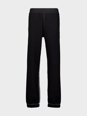 Black Casual Sweatpants with Elasticated Bottom Bottoms Mens - cheap mens shorts online