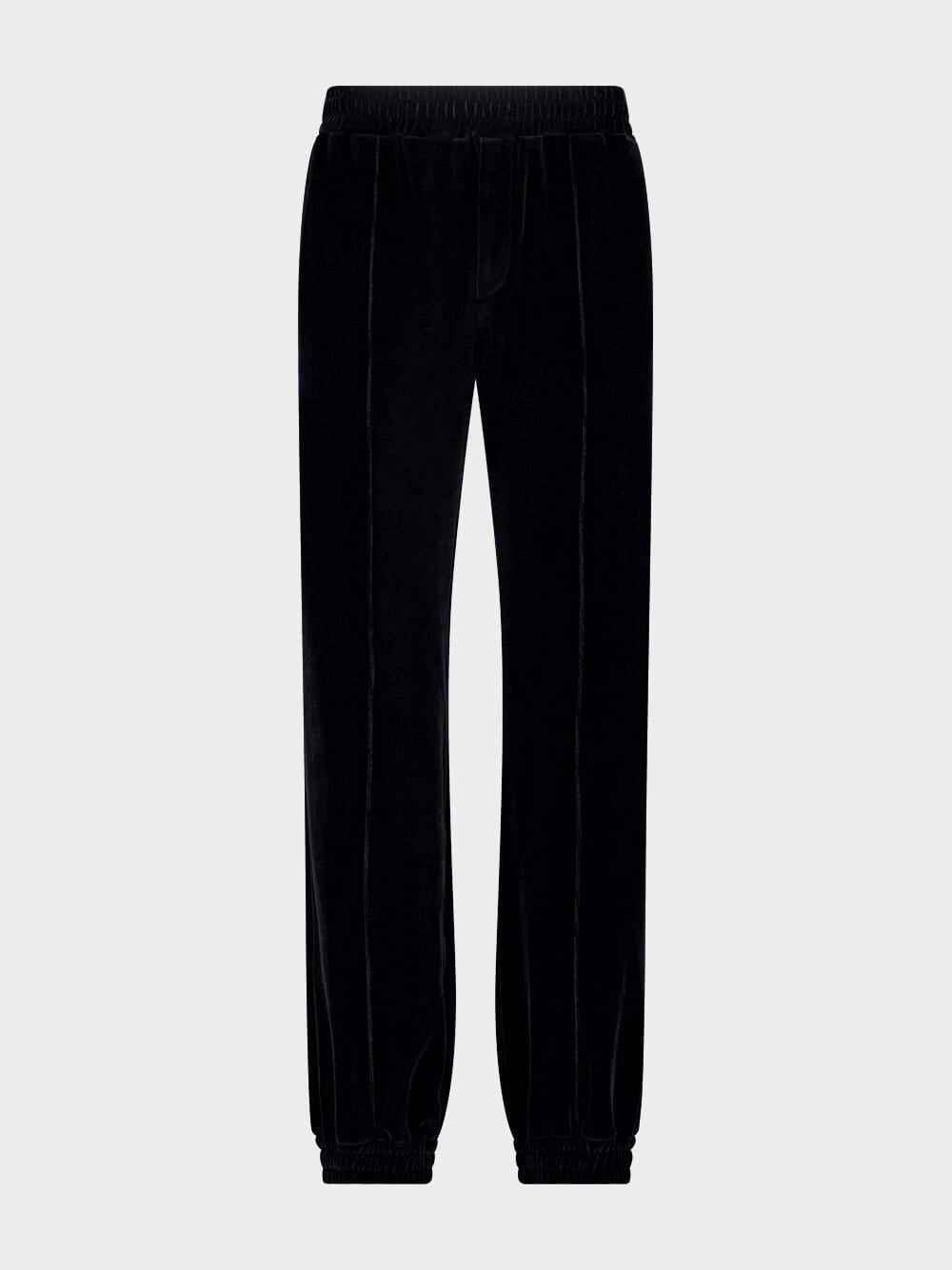 Black Chenille Jogging Trousers Bottoms Mens - cheap mens shorts online