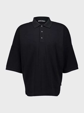 Black College Graphic Polo Shirt Tops Mens - men's t-shirts outlet