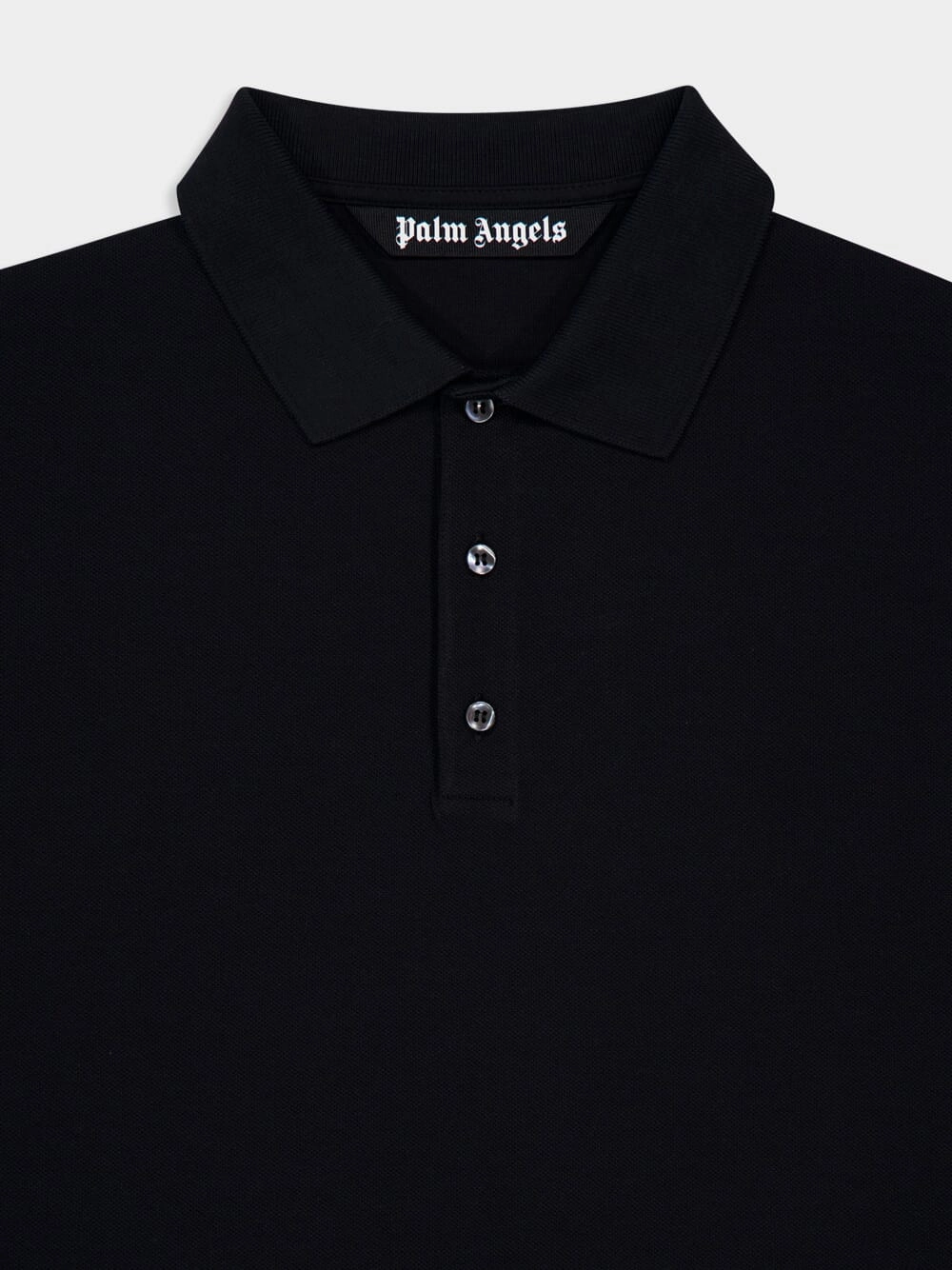 Black College Graphic Polo Shirt