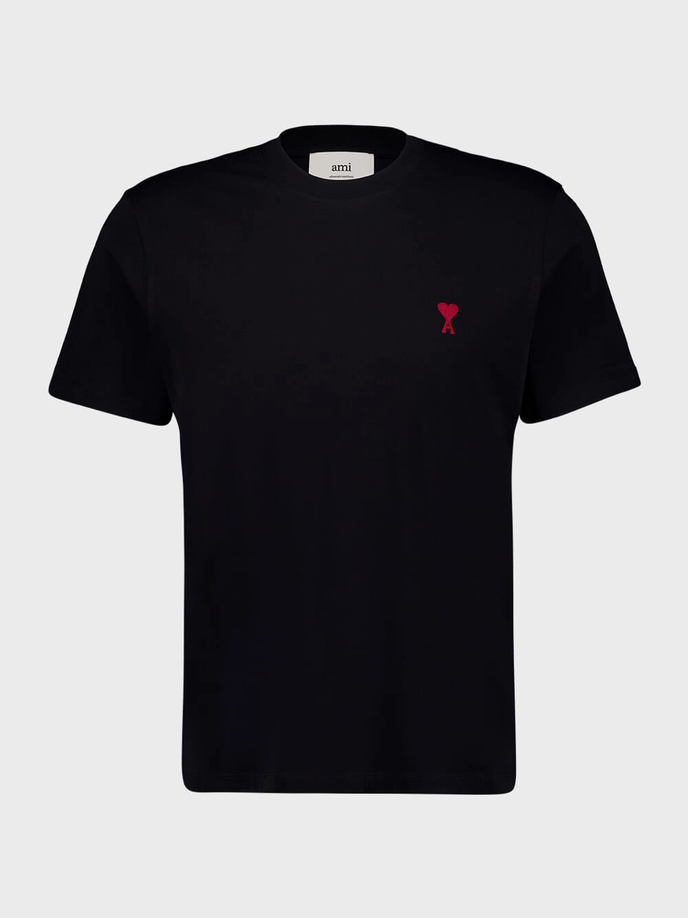 Black Cotton Embroidered T-Shirt Tops Mens - flannel shirts