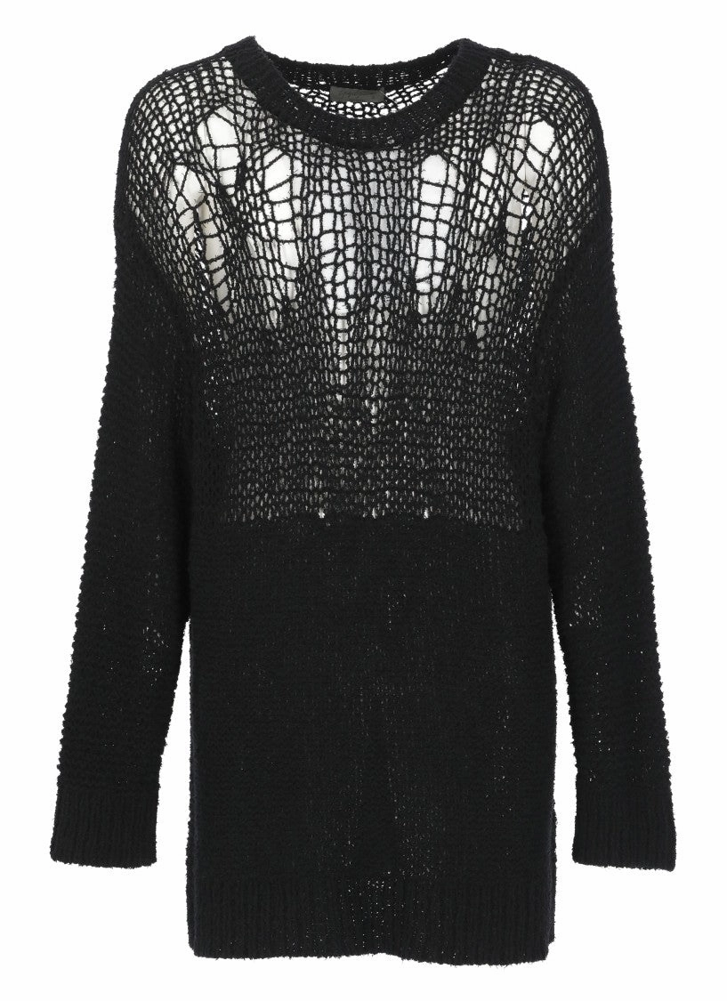 Black Cotton Sweater designer sweaters outlet