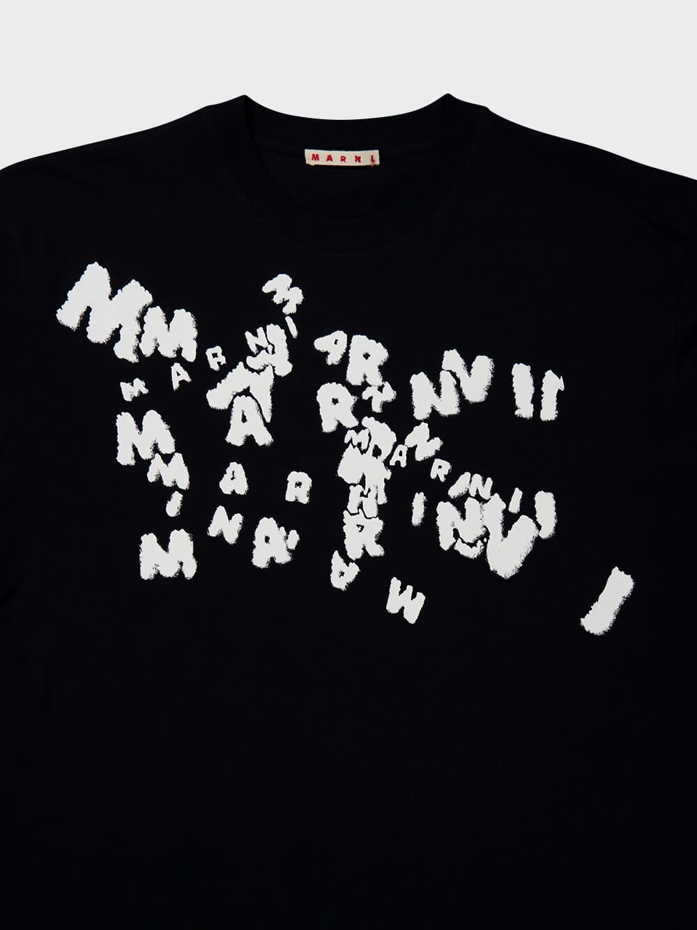 Black Cotton T-Shirt with Caos Logo