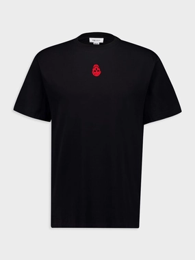 Black Crew Neck T-shirt Tops Mens - flannel shirts