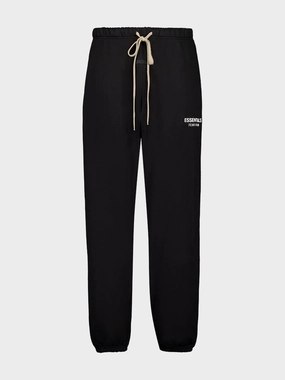 Black Essentials Fleece Sweatpants Bottoms Mens - cheap mens shorts online