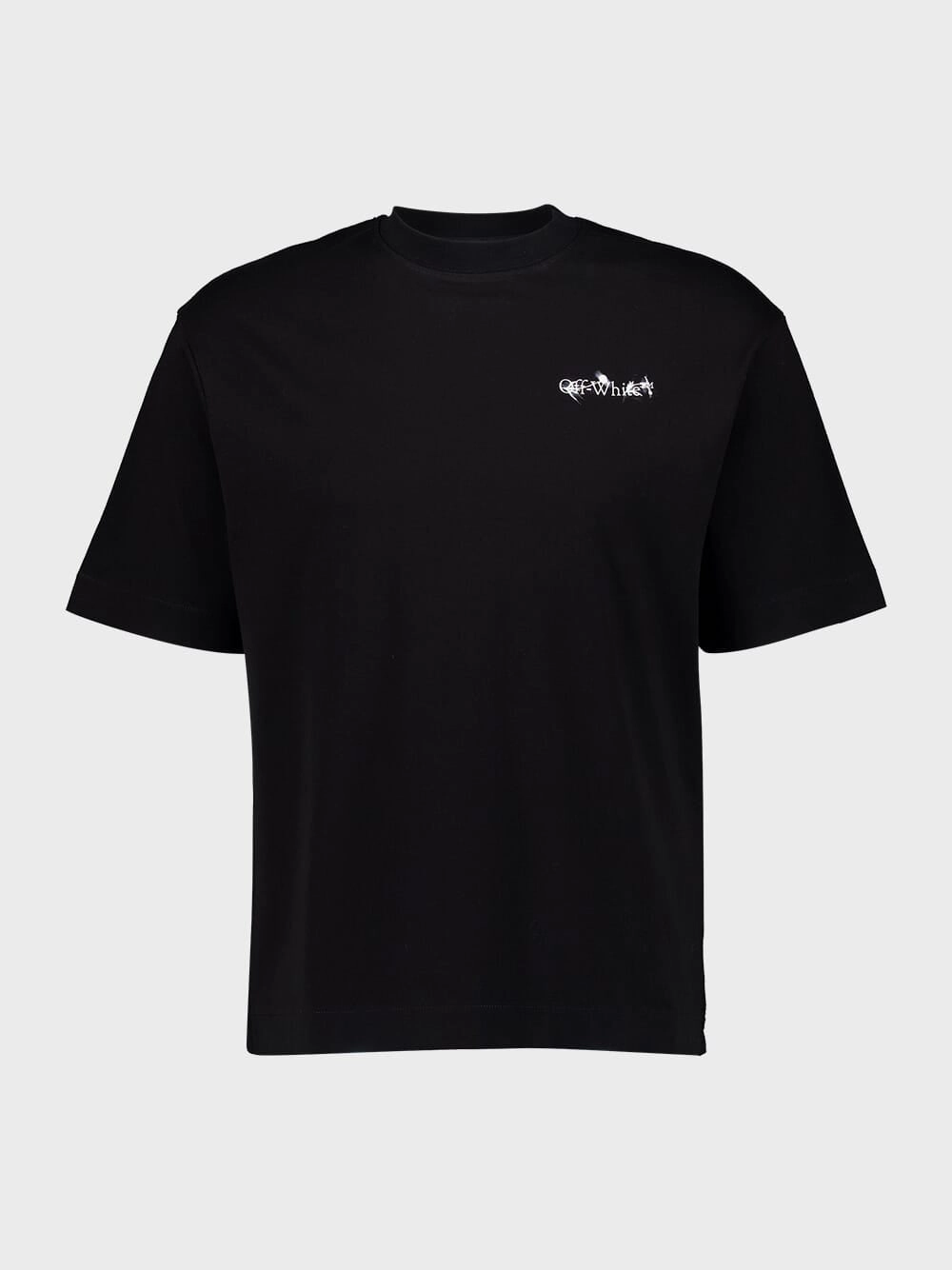 Black Flower Arrow T-Shirt Tops Mens - flannel shirts