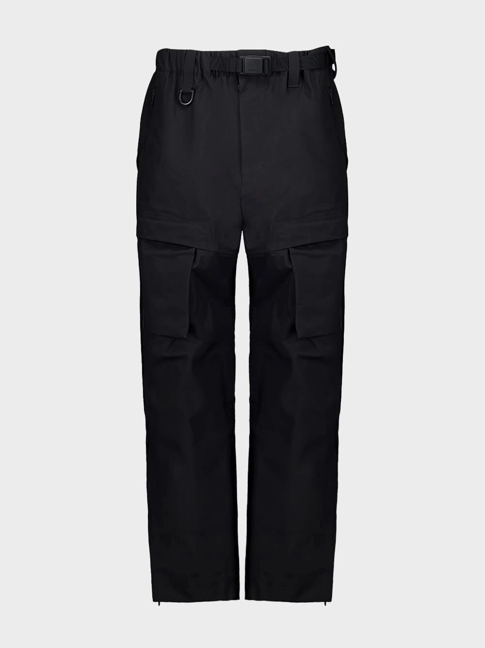 Black Gore-Tex Hardshell Cargo Pants Bottoms Mens - cheap mens shorts online