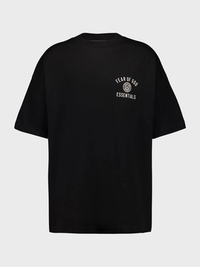 Black Logo T-Shirt Tops Mens - flannel shirts