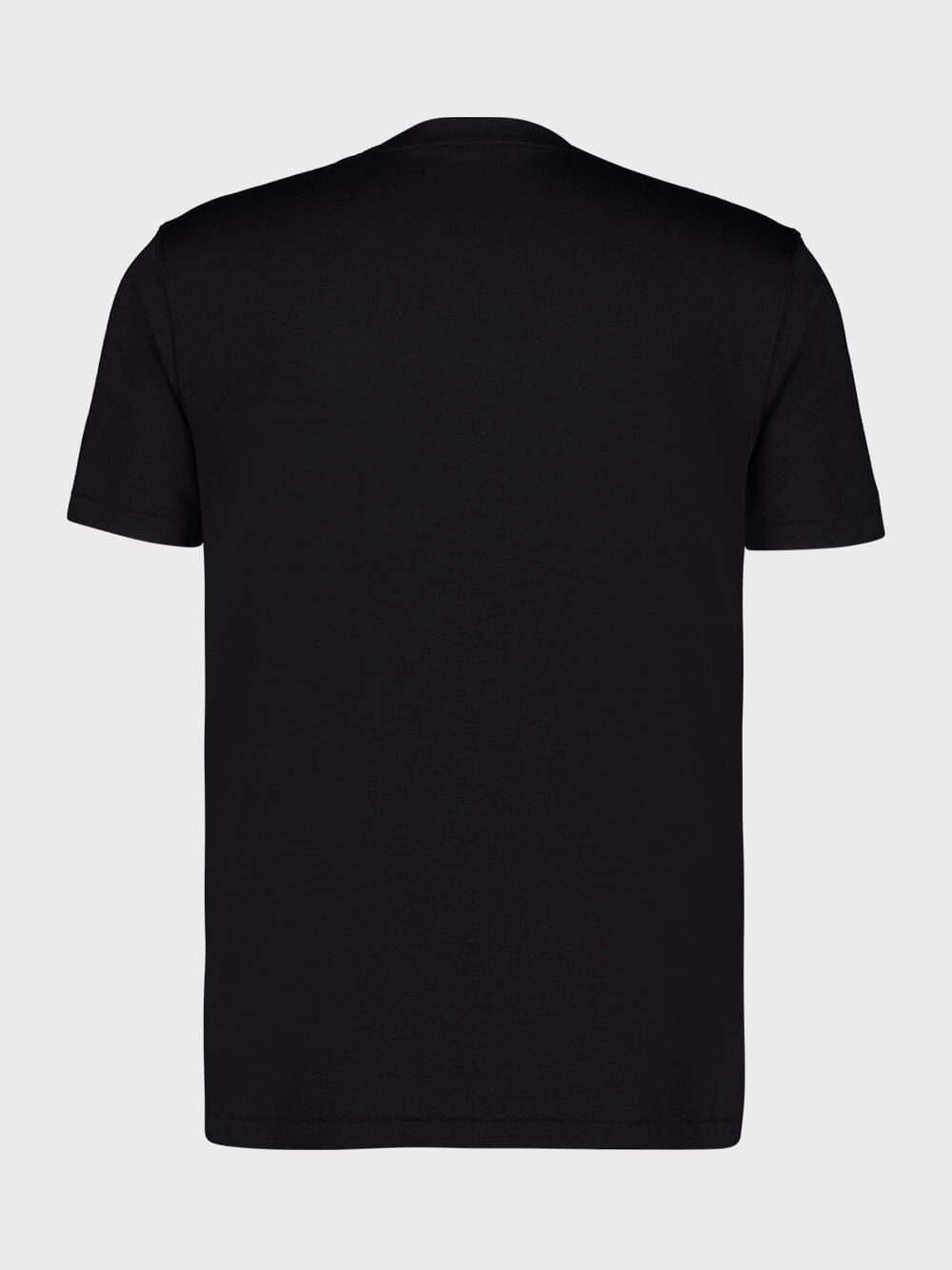 Black Lyocell Cotton T-Shirt