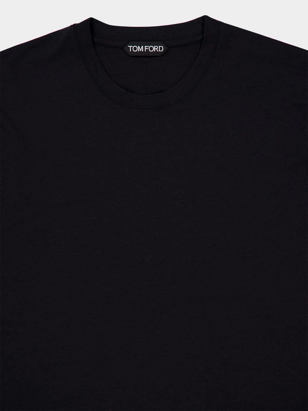 Black Lyocell Cotton T-Shirt