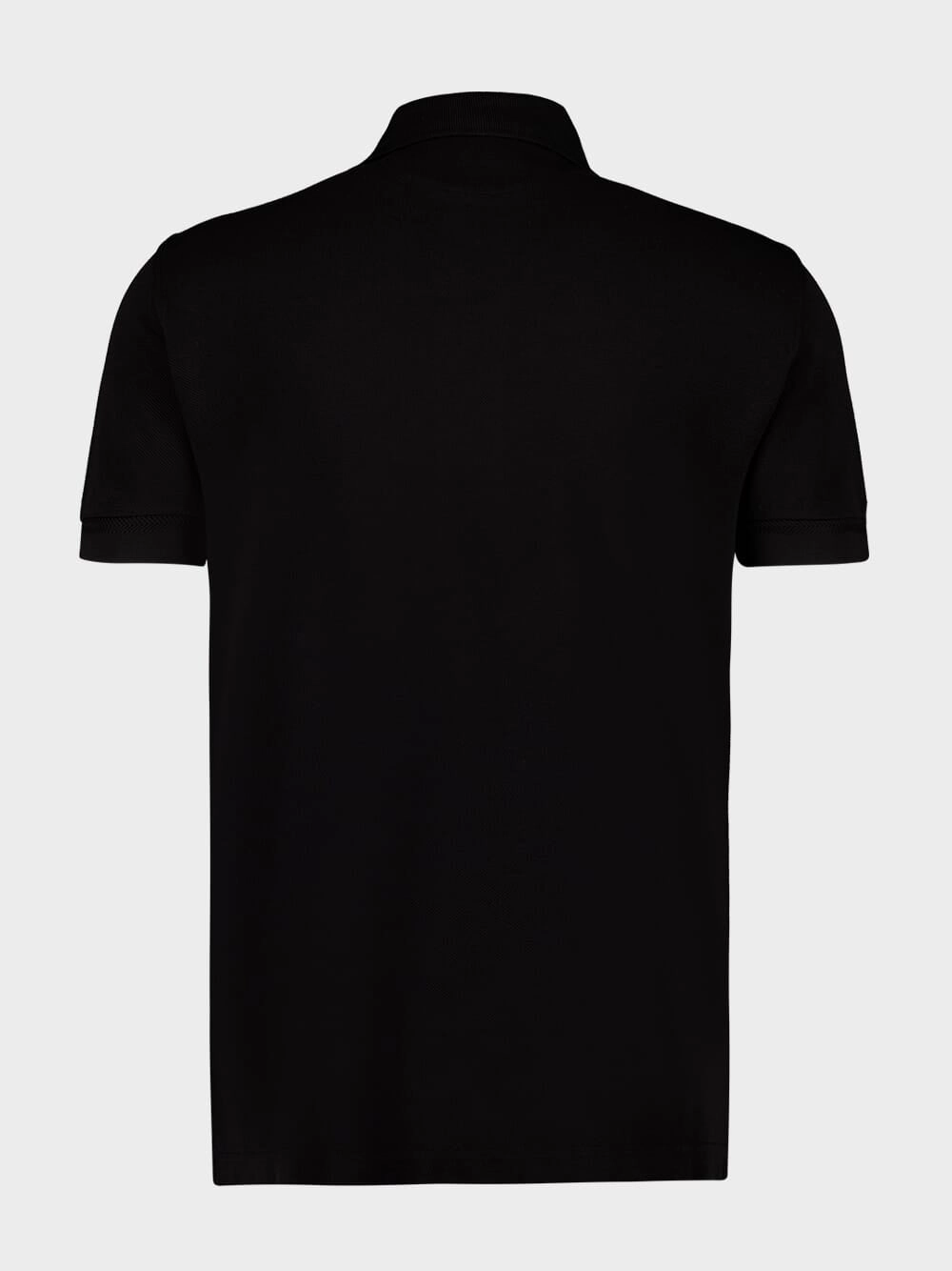 Black Lyocell Polo Shirt