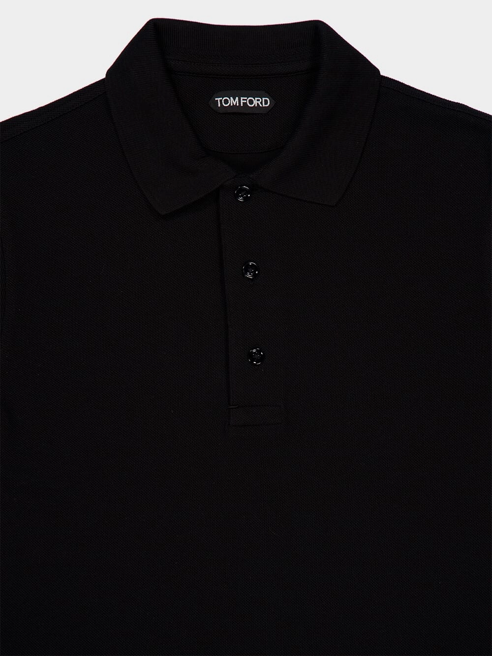 Black Lyocell Polo Shirt