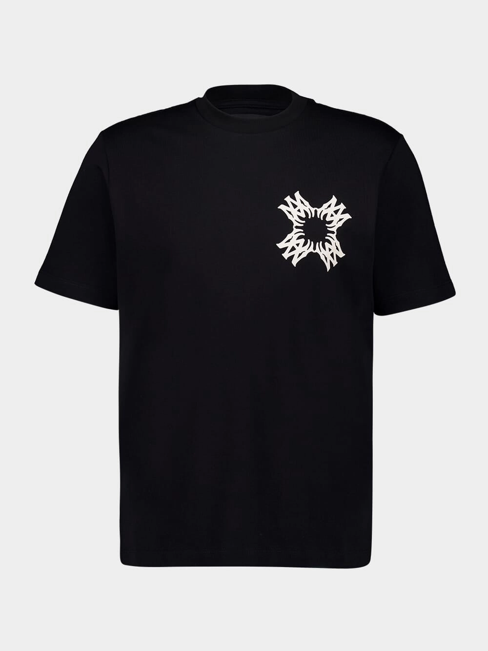 Black MA Quad T-Shirt Tops Mens - flannel shirts