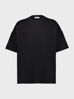 Black Milano Short Sleeve T-Shirt Tops Mens - flannel shirts