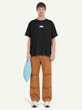 Black Numeric Signature T-Shirt Tops Mens - flannel shirts
