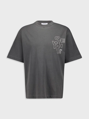 Black Outline Arrow Skate T-Shirt Tops Mens - flannel shirts