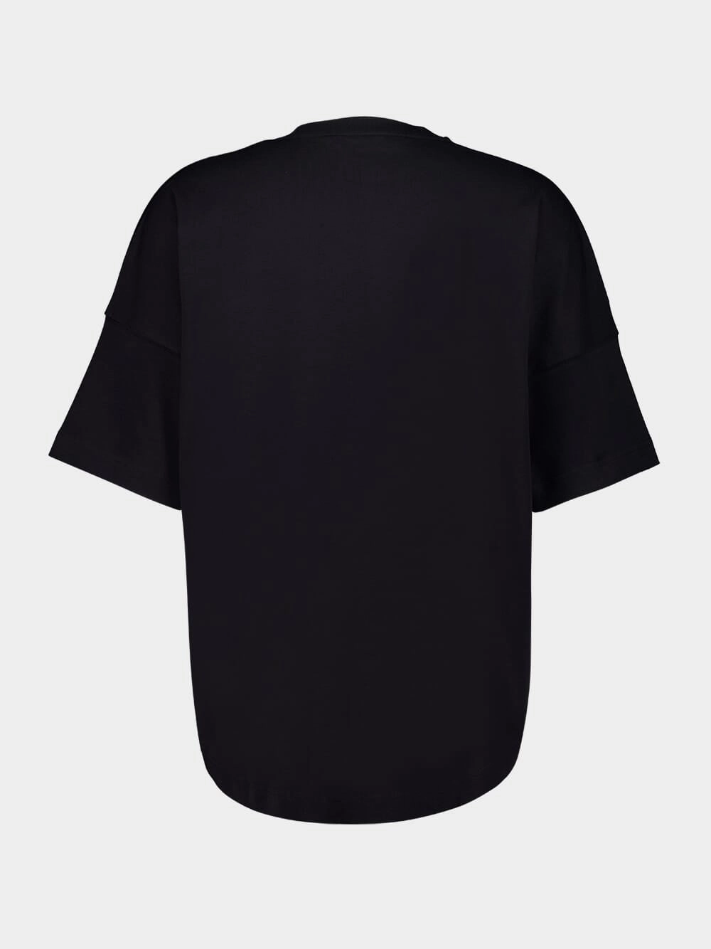 Black Oversized Bear in Mind T-Shirt