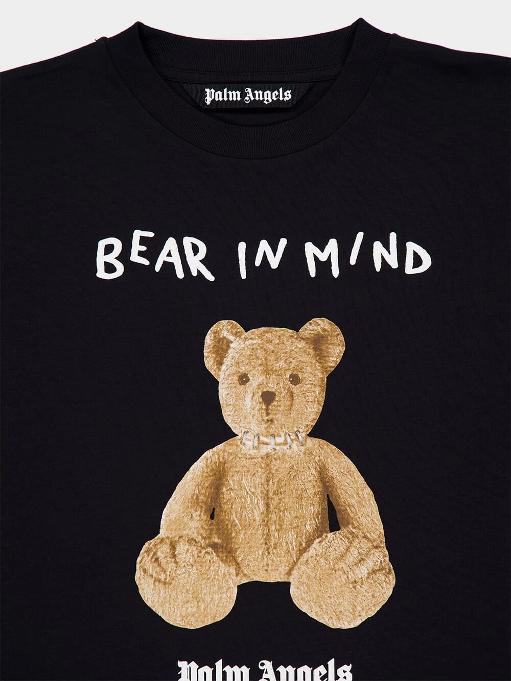 Black Oversized Bear in Mind T-Shirt