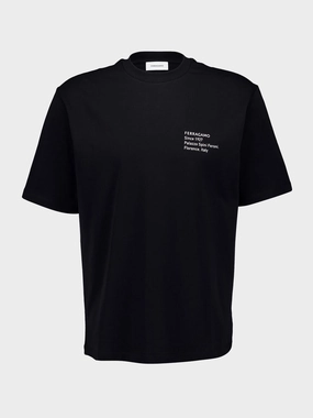 Black Printed Cotton T-Shirt Tops Mens - flannel shirts