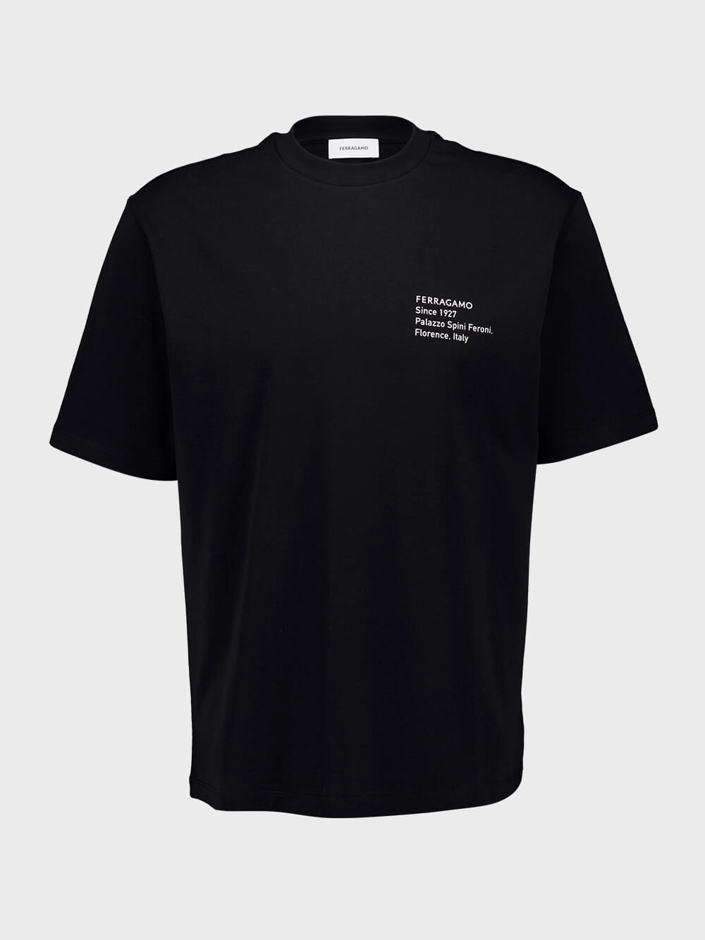 Black Printed Cotton T-Shirt Tops Mens - flannel shirts