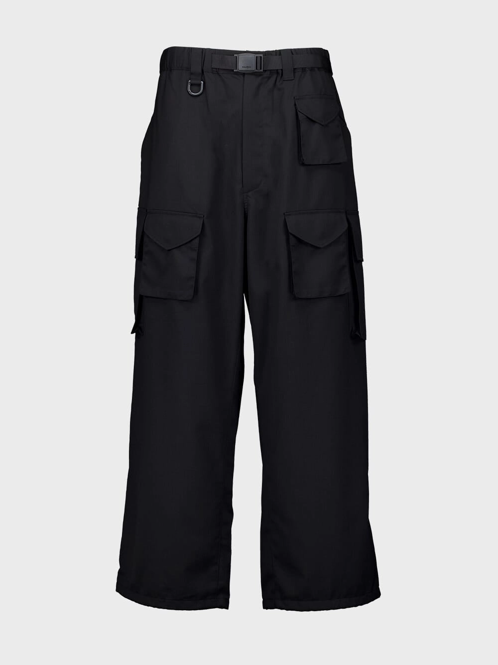 Black Refined Wool Cargo Tracksuit Trousers Bottoms Mens - cheap mens shorts online