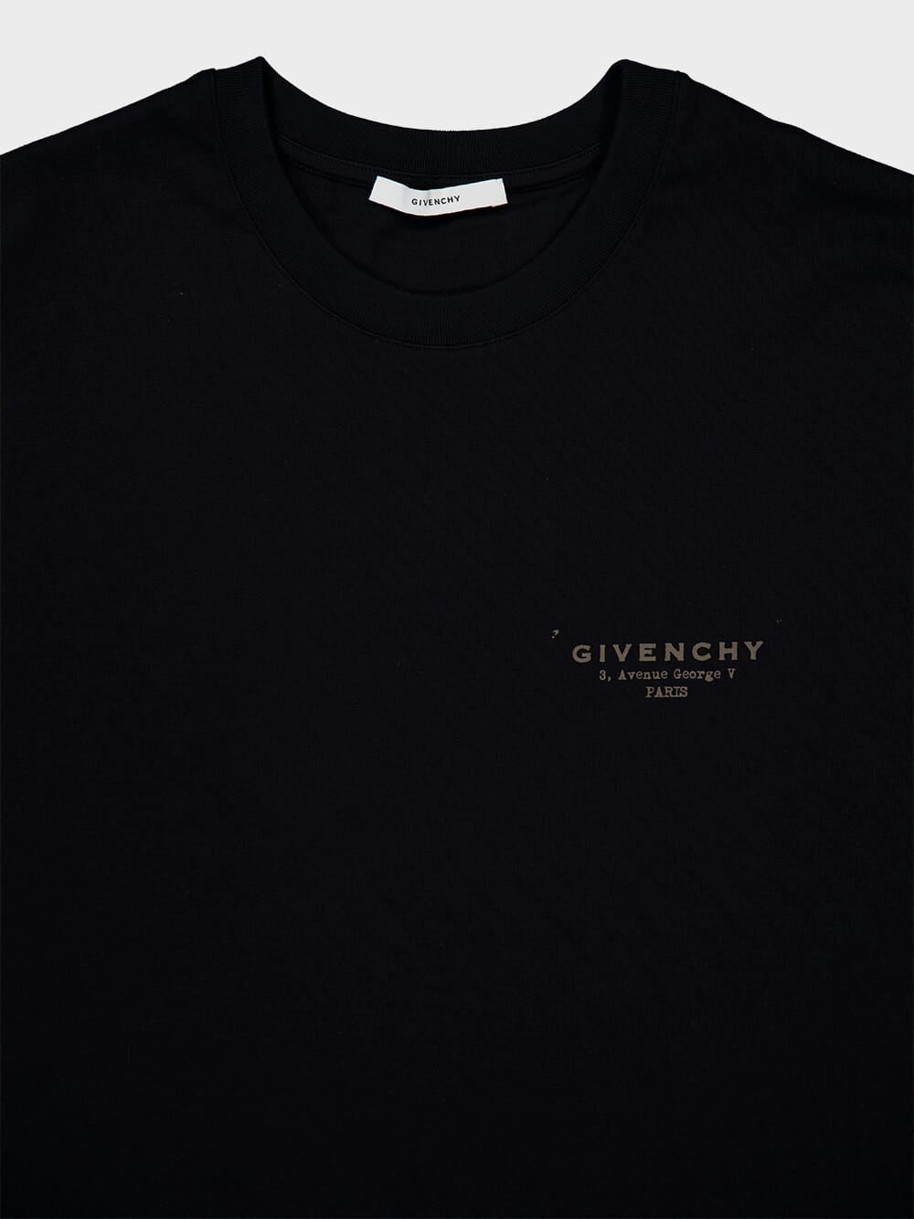 Black Regular Fit Cotton Logo T-Shirt