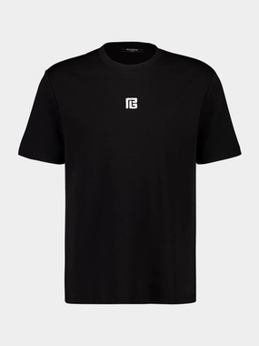 Black Regular Fit Small Logo T-Shirt Tops Mens - flannel shirts