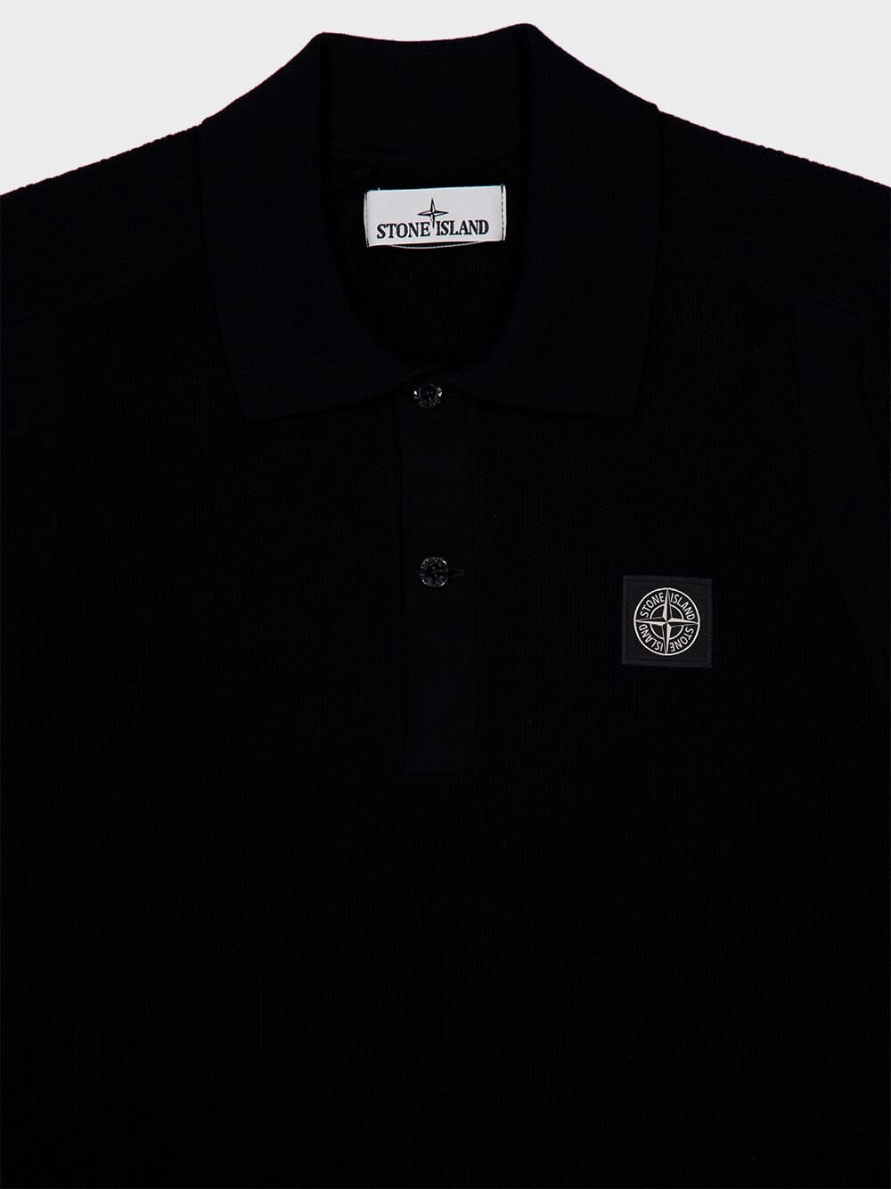 Black Soft Organic Cotton Polo Shirt