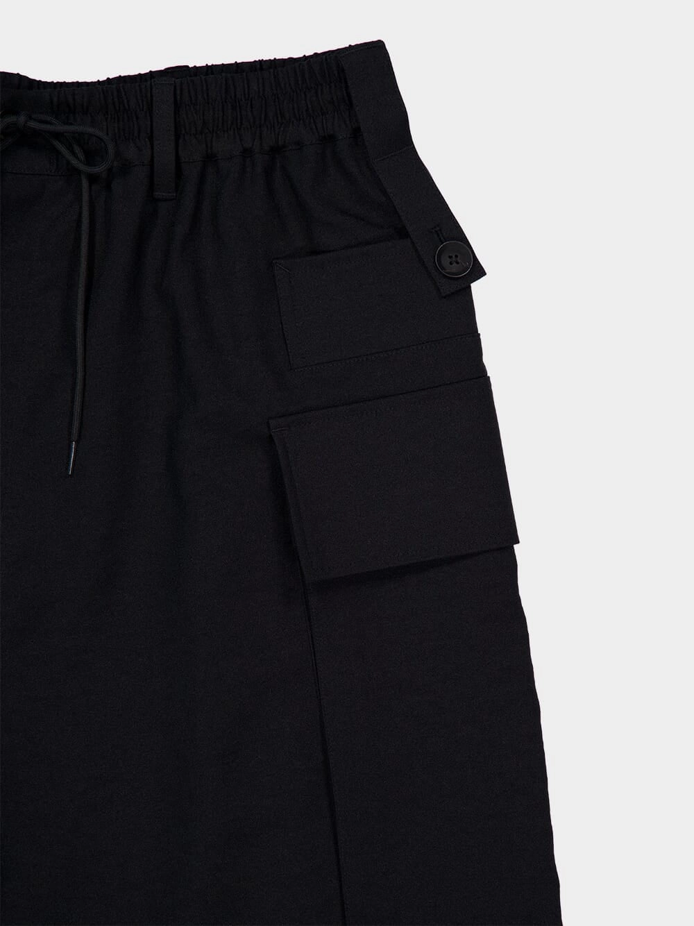 Black Sport Uniform Cargo Pants