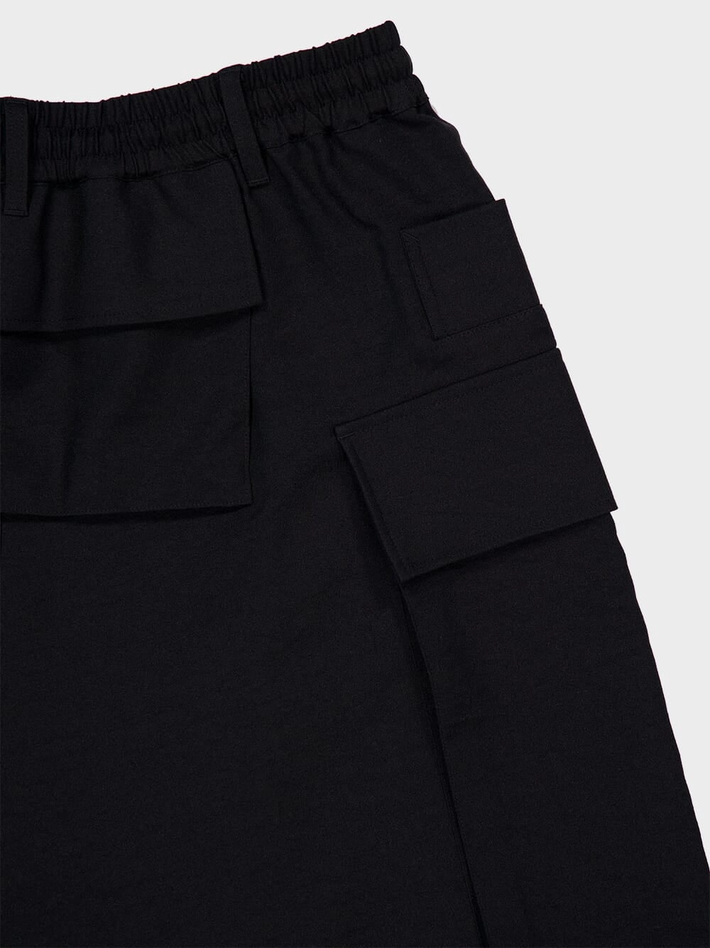 Black Sport Uniform Cargo Pants