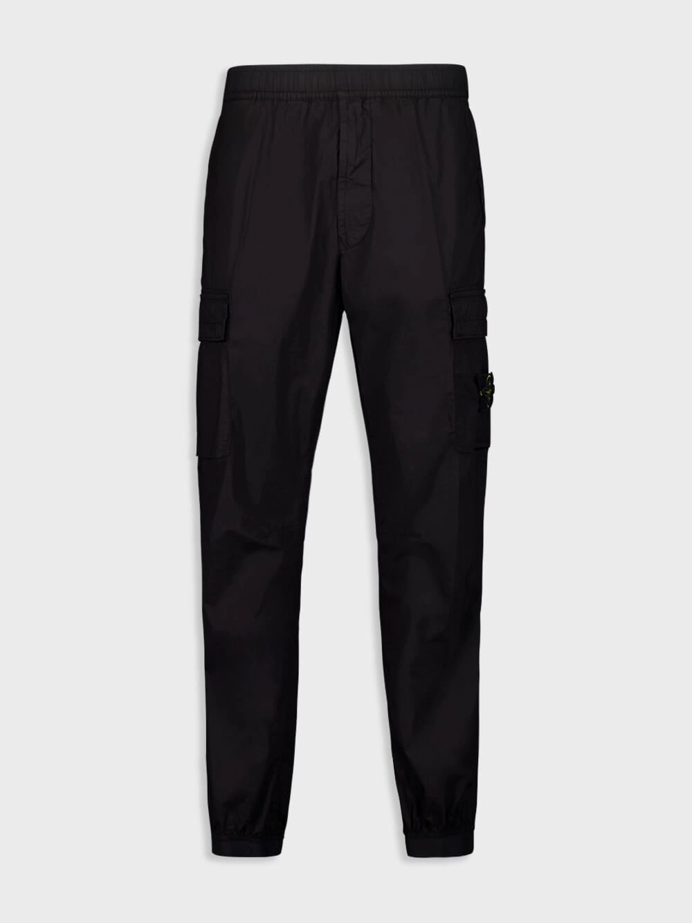Black Stretch Cotton Cargo Trousers Bottoms Mens - cheap mens shorts online