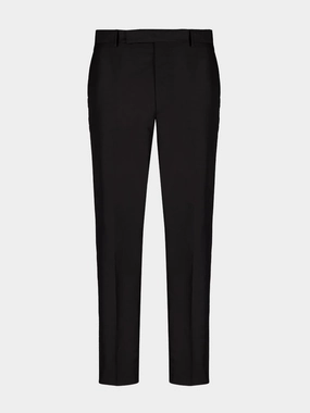 Black Technical Cotton Trousers Bottoms Mens - cheap mens shorts online