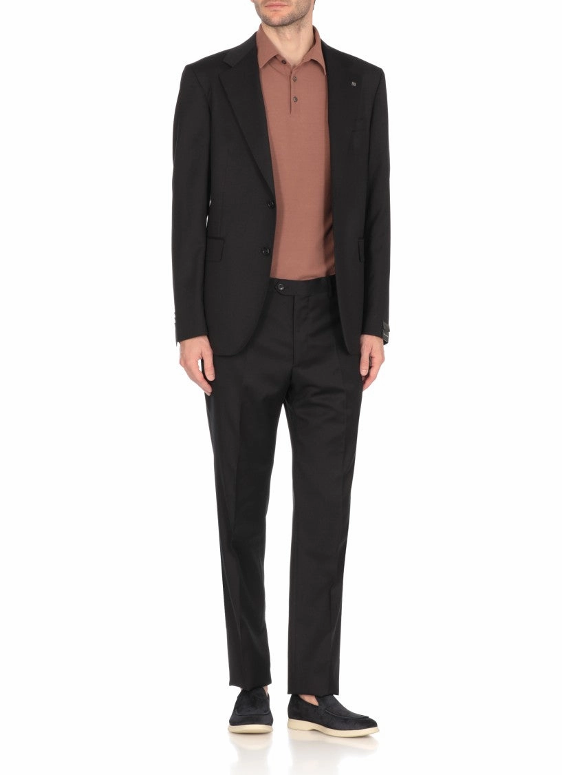 Black Wool Suit