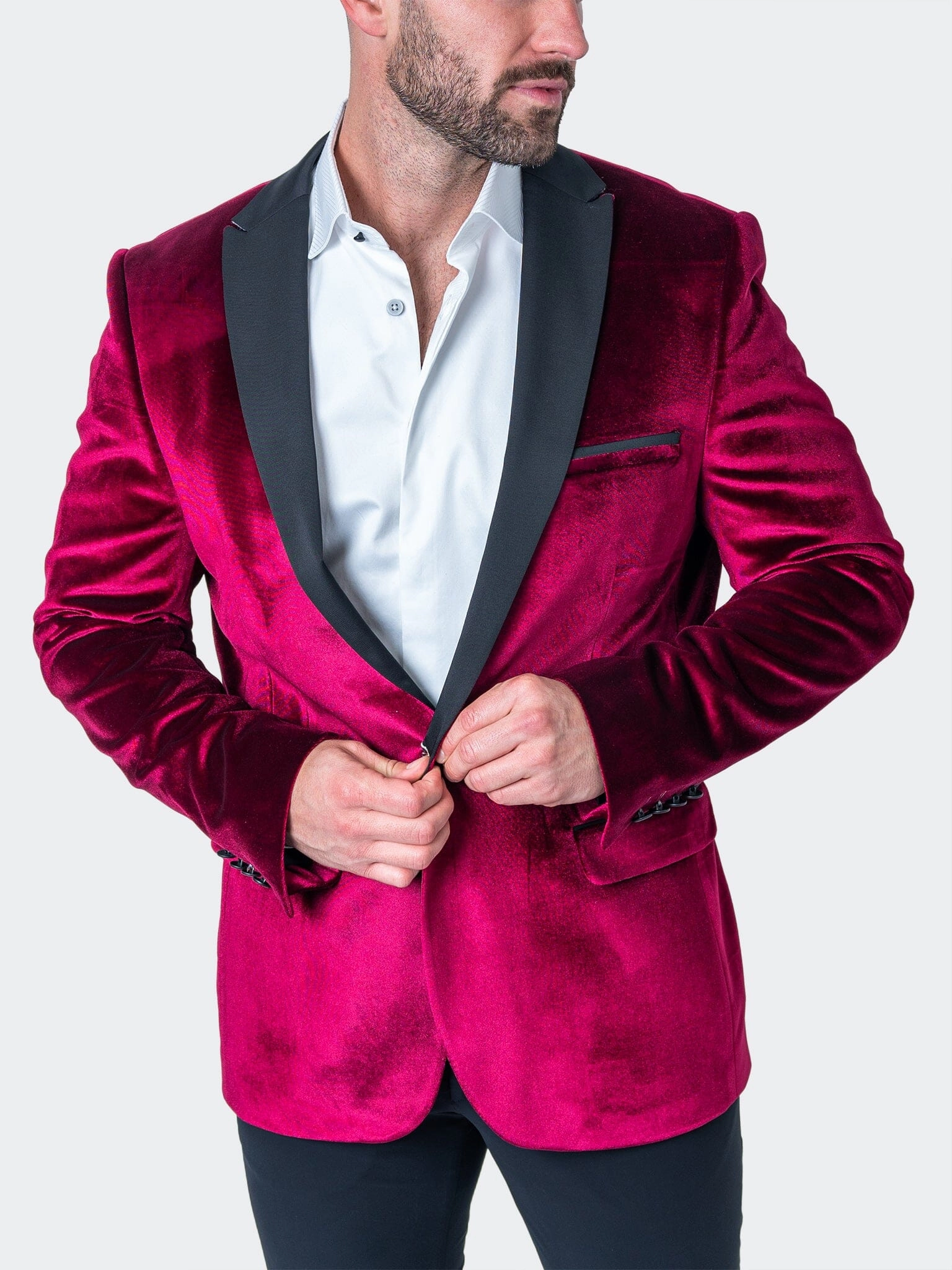 Blazer Tesla Velvet Red