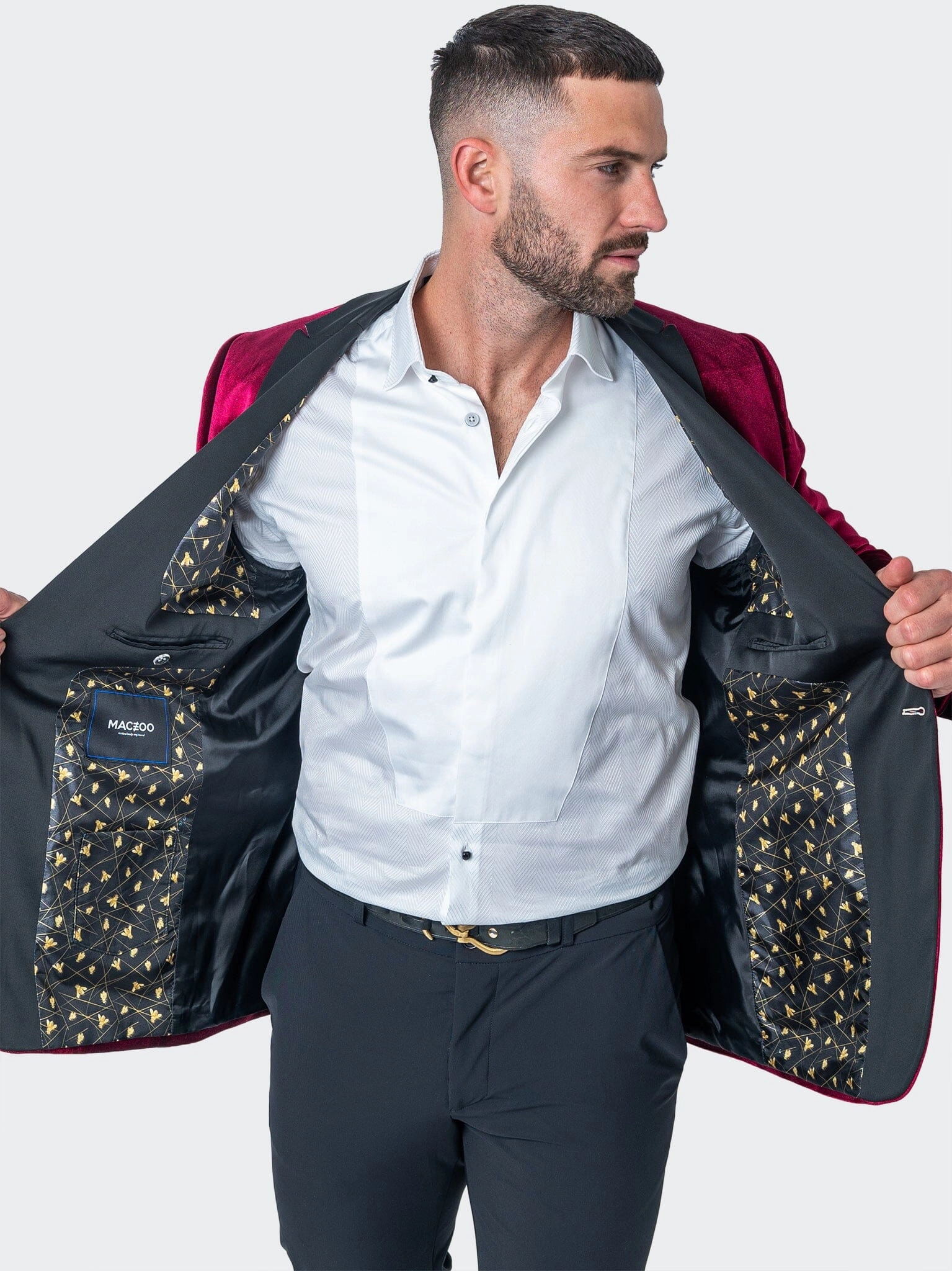 Blazer Tesla Velvet Red
