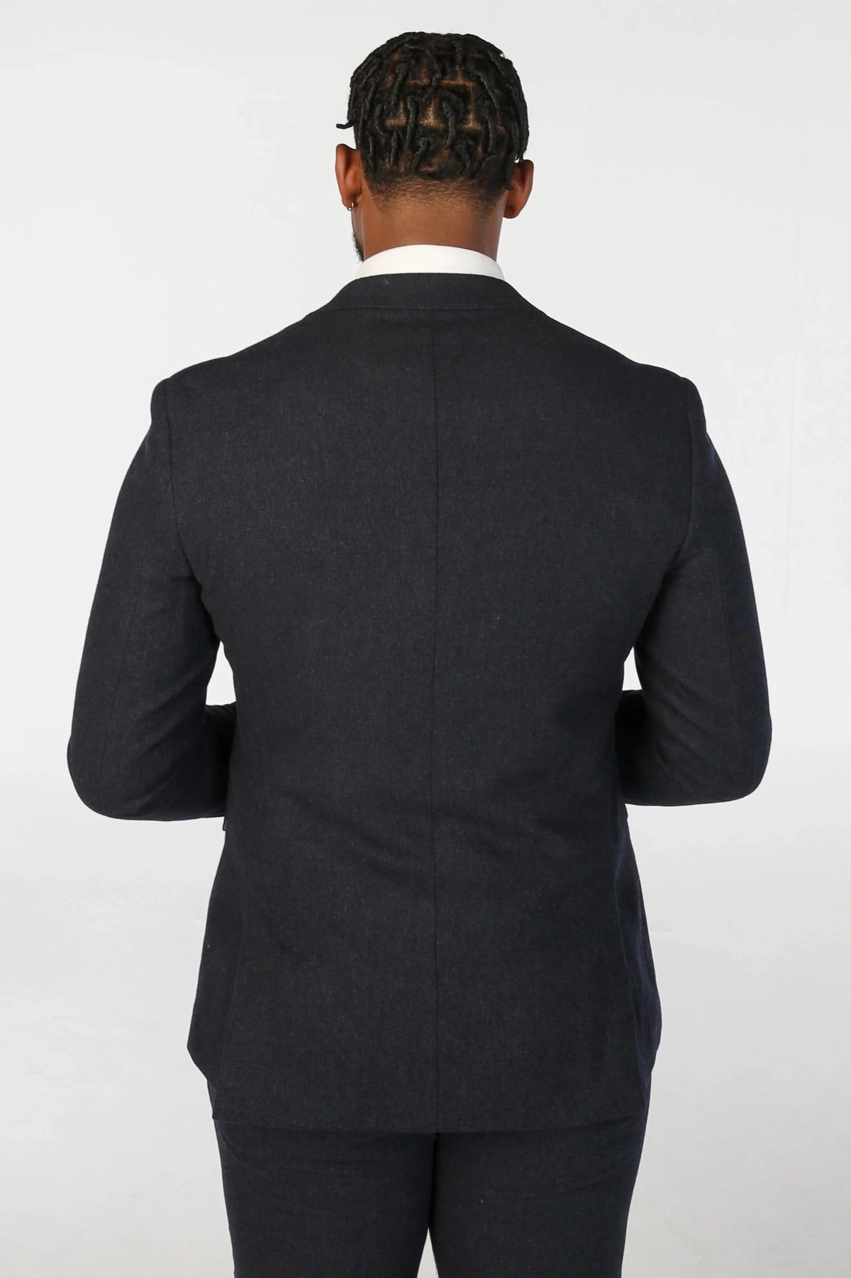 Blazer Wool Blend Tweed Sport Coat Tailored Fit
