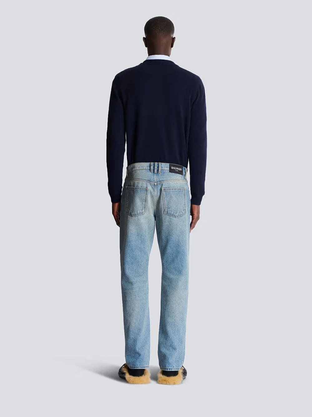 Blue Regular-Fit Denim Jeans