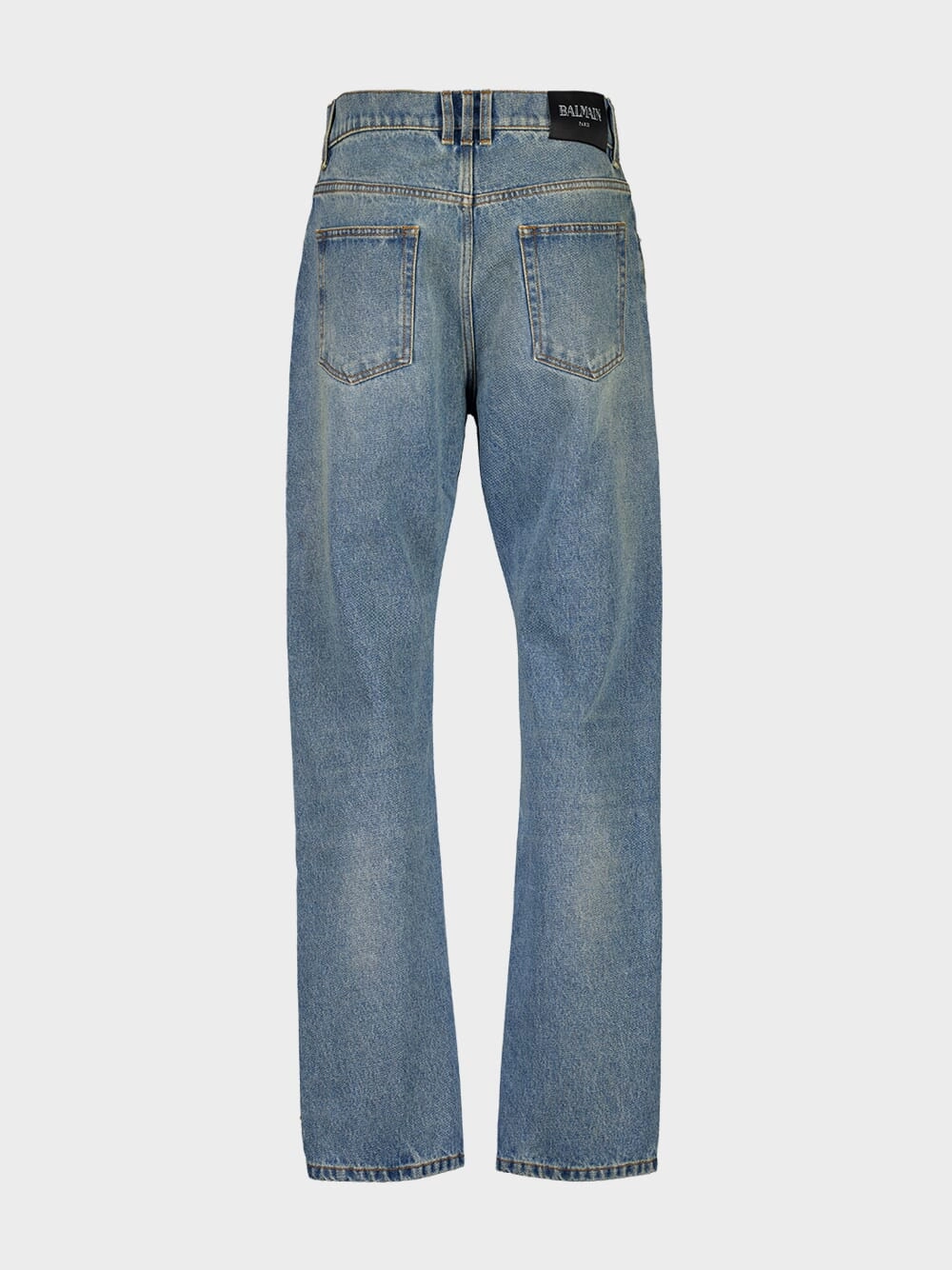Blue Regular-Fit Denim Jeans