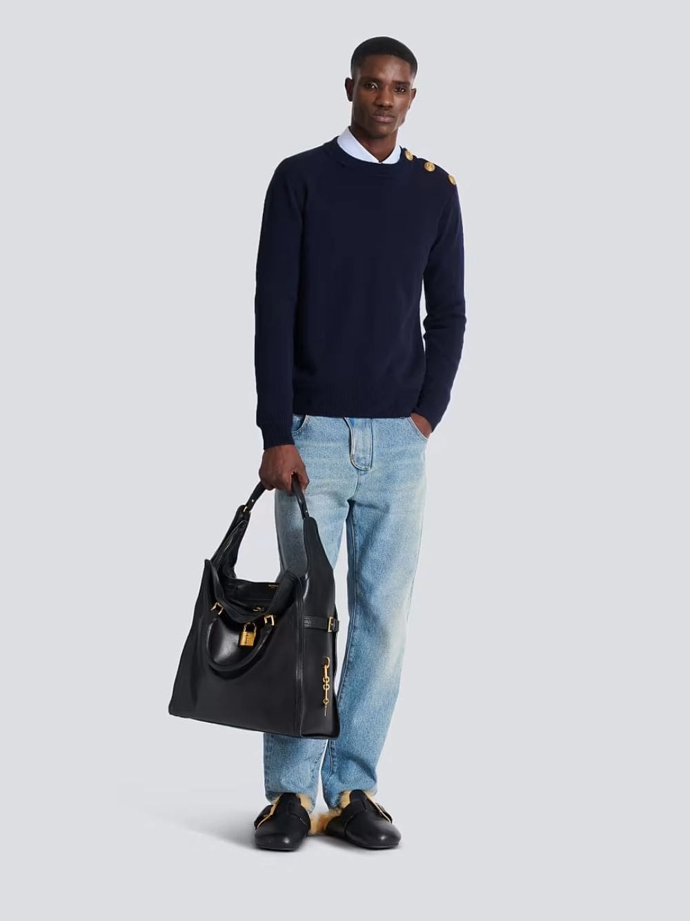 Blue Regular-Fit Denim Jeans