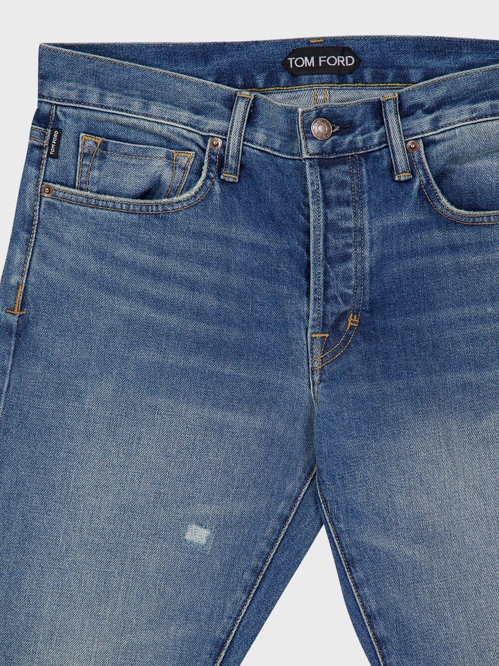 Blue Straight-Fit Selvedge Denim Jeans