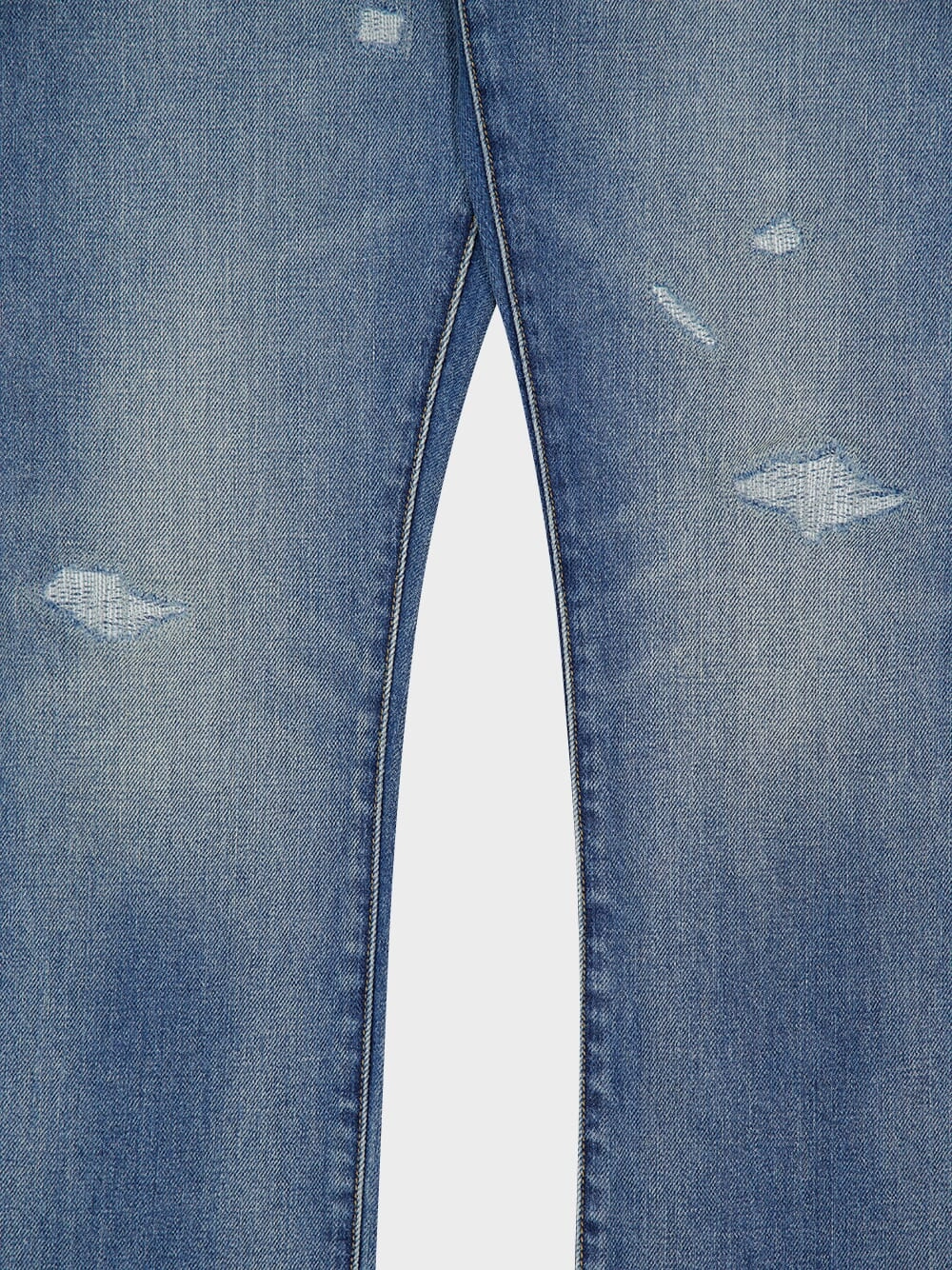 Blue Straight-Fit Selvedge Denim Jeans