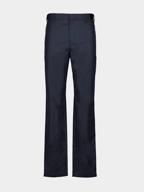 Blue Technical Cotton Trousers Bottoms Mens - cheap mens shorts online