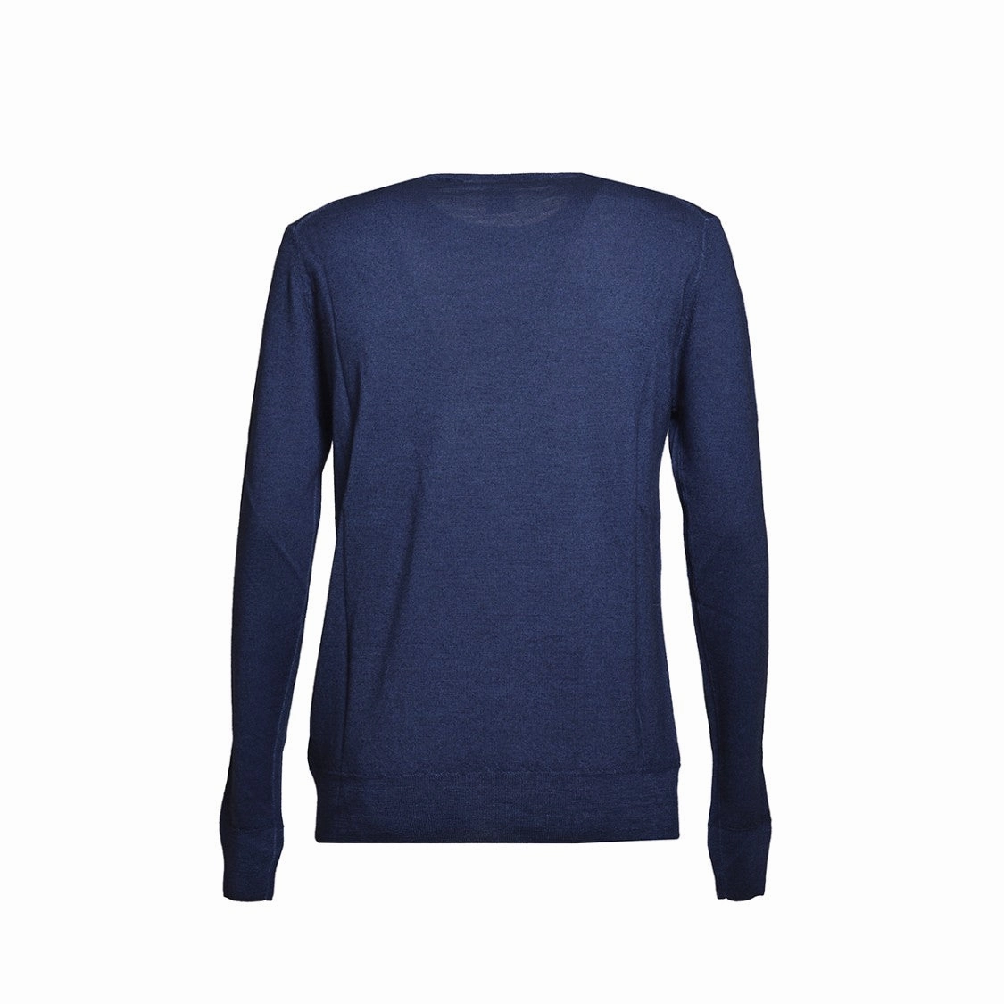 Blue Wool Crewneck Sweater