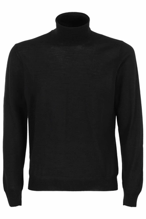 Blue Wool-Silk Sweater cashmere sweaters sale