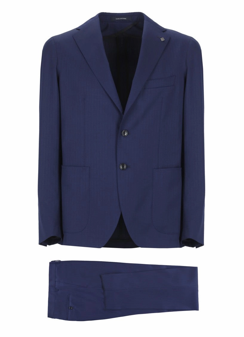 Blue Wool Suit