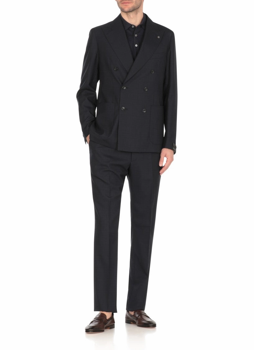 Blue Wool Suit