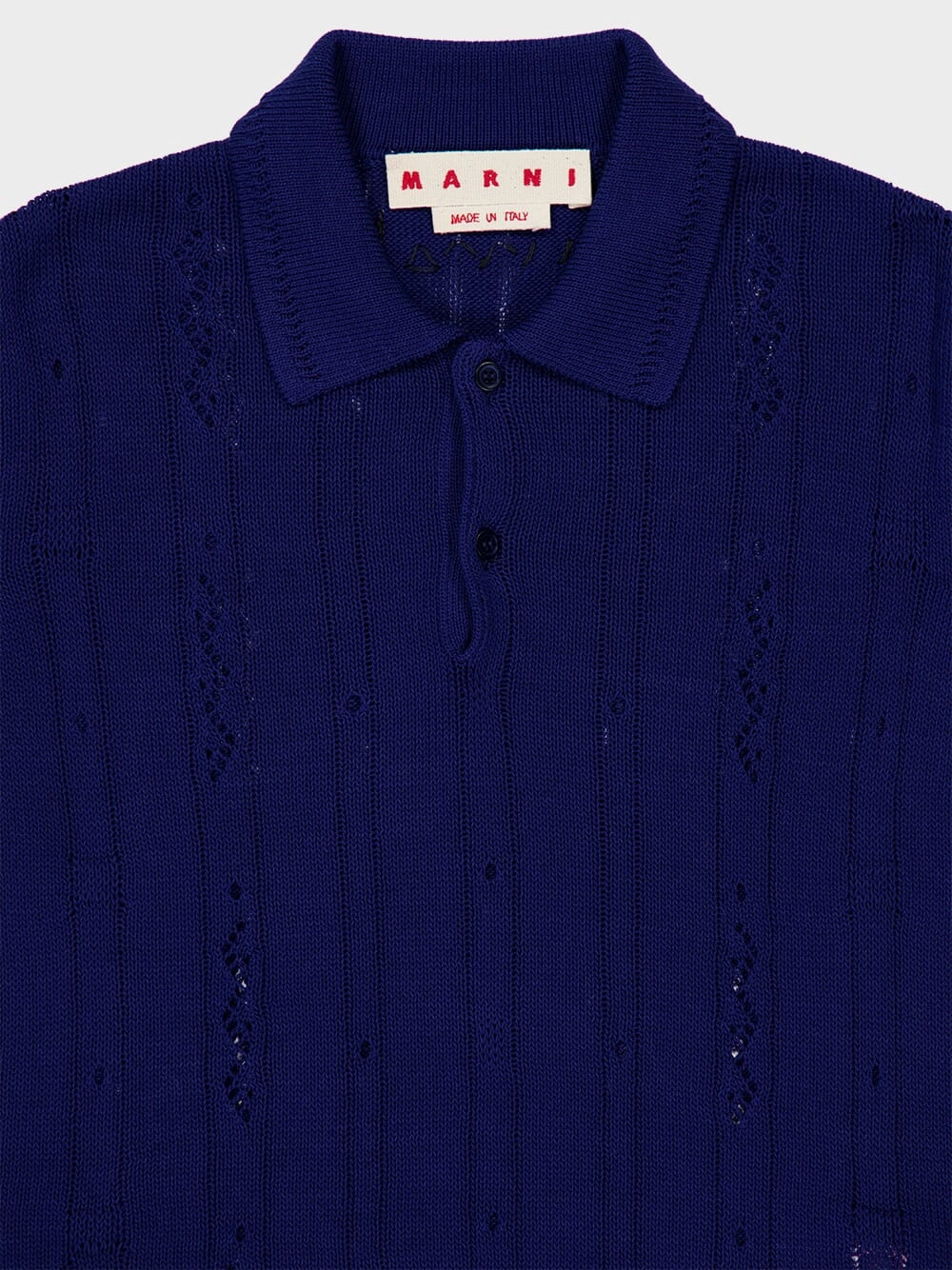 Bluette Knit Cotton Polo Shirt