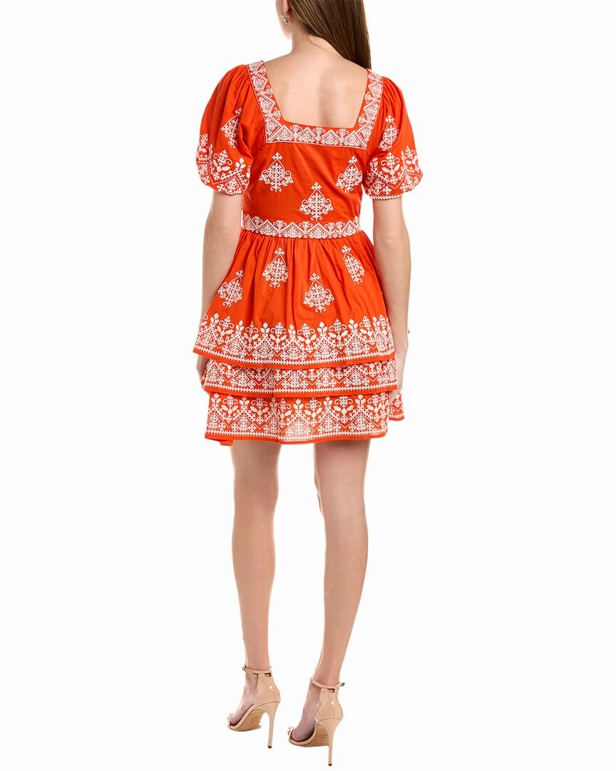 Boden V-Neck Contrast Detail Dress